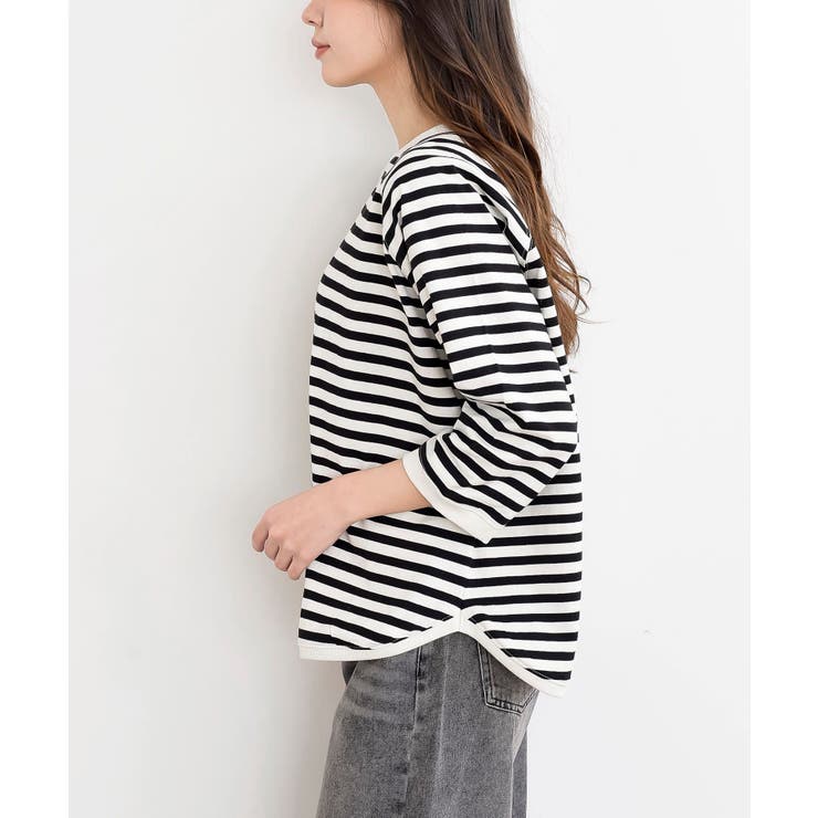 クルーネックラグランワイド７分袖Ｔ | rps | 詳細画像49 