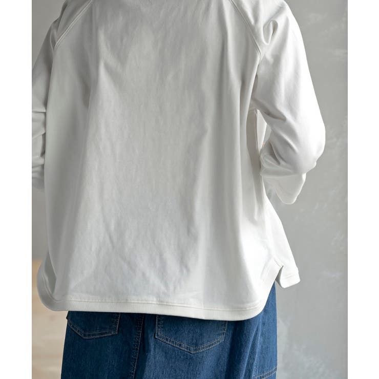 クルーネックラグランワイド７分袖Ｔ | rps | 詳細画像8 