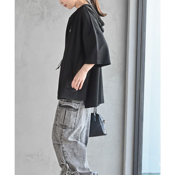 接触冷感ゆるジップパーカー | rps | 詳細画像19 