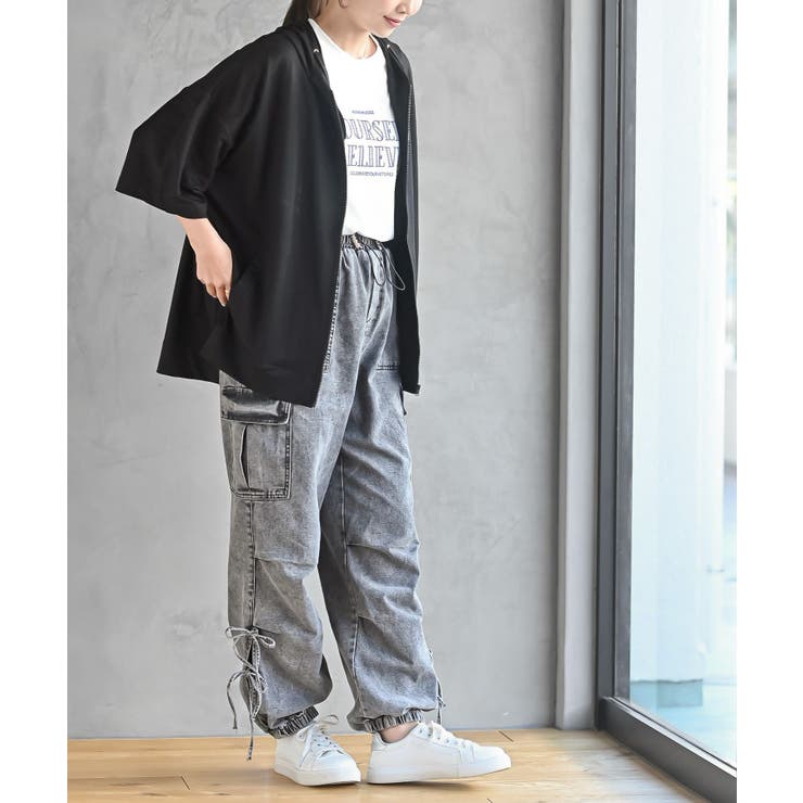 接触冷感ゆるジップパーカー | rps | 詳細画像21 