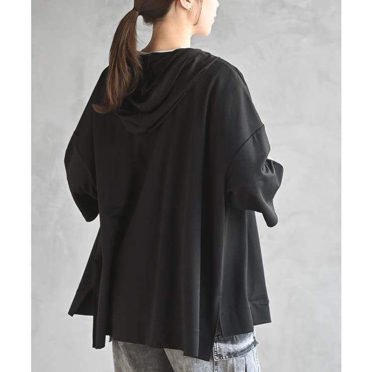 接触冷感ゆるジップパーカー | rps | 詳細画像24 