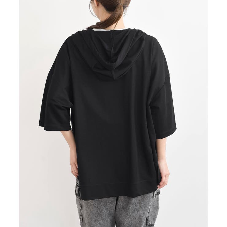 接触冷感ゆるジップパーカー | rps | 詳細画像27 