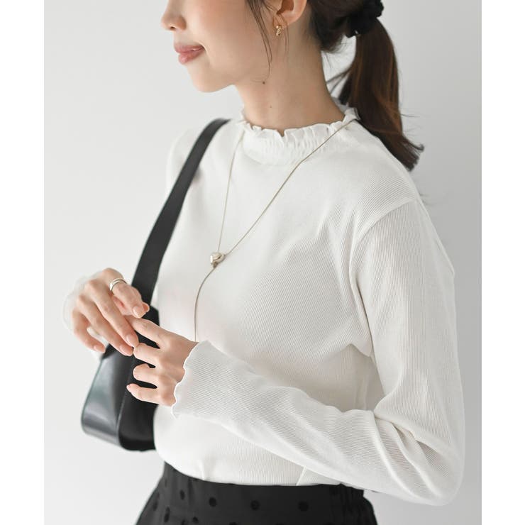 襟シャーリングメローカットソー | rps | 詳細画像15 