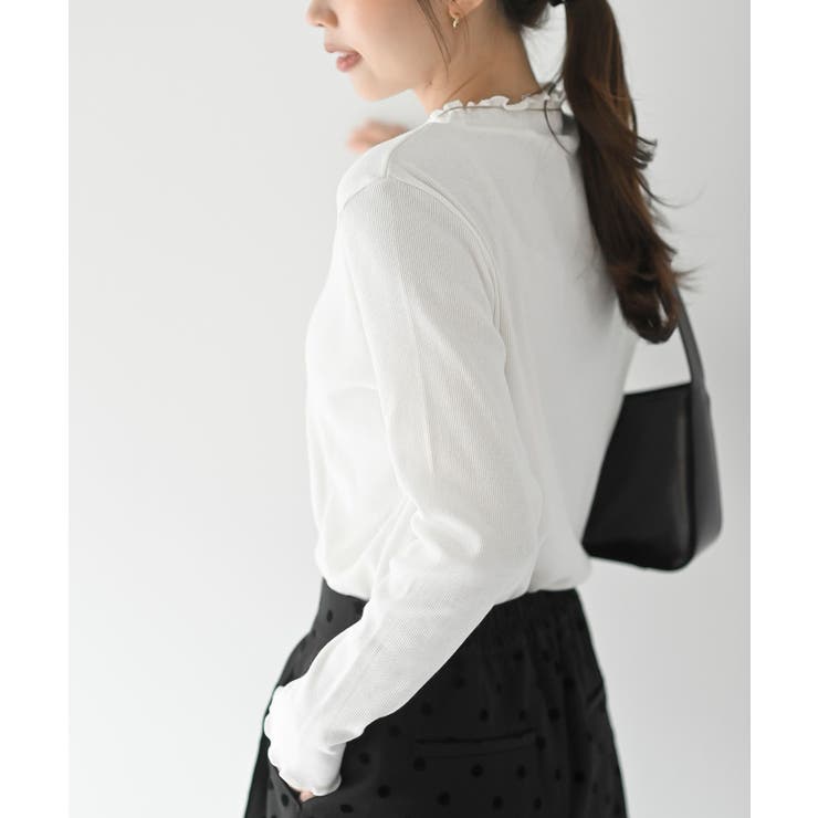 襟シャーリングメローカットソー | rps | 詳細画像16 