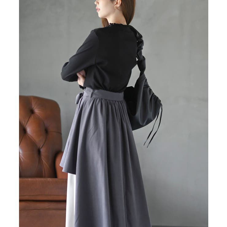 襟シャーリングメローカットソー | rps | 詳細画像21 