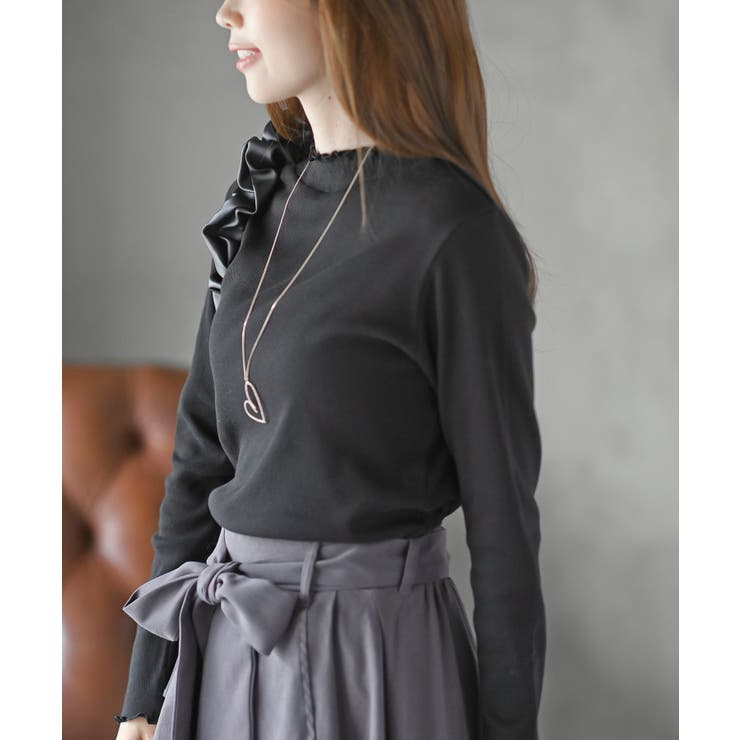 襟シャーリングメローカットソー | rps | 詳細画像23 