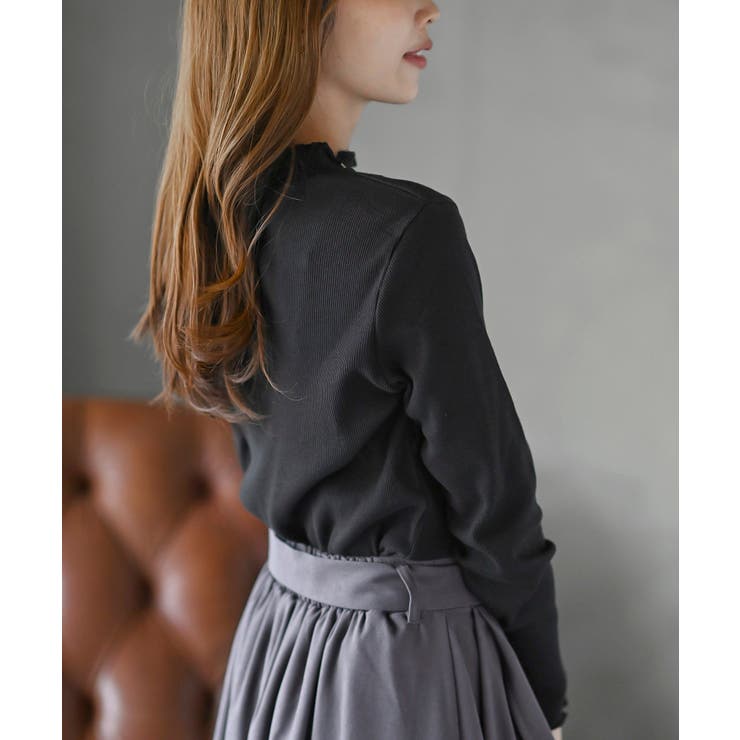 襟シャーリングメローカットソー | rps | 詳細画像25 