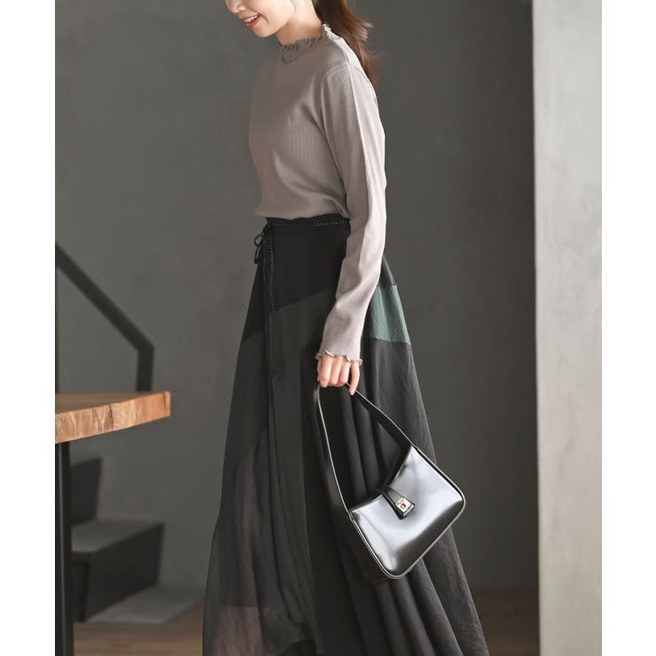 襟シャーリングメローカットソー | rps | 詳細画像3 