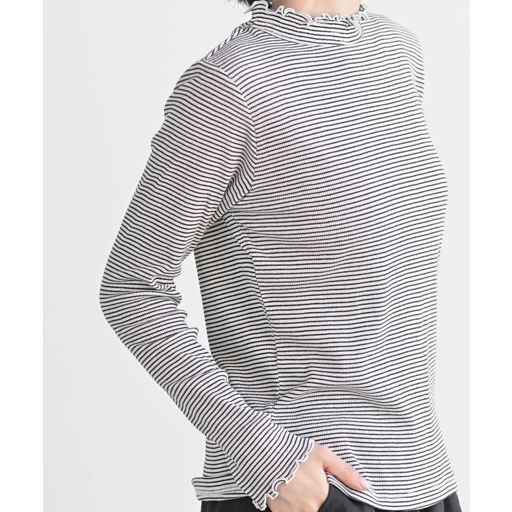 襟シャーリングメローカットソー | rps | 詳細画像34 