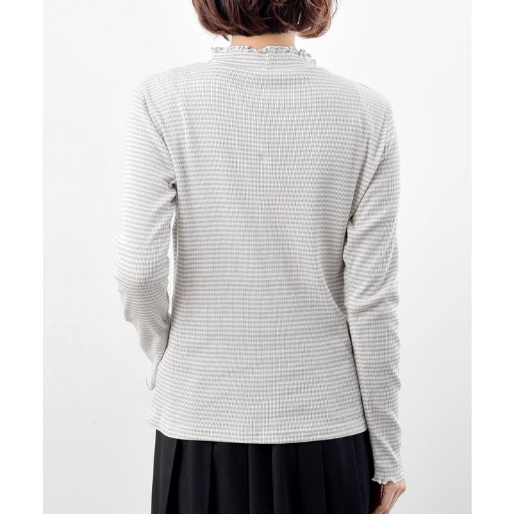 襟シャーリングメローカットソー | rps | 詳細画像37 