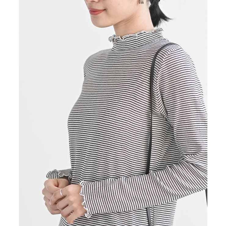 襟シャーリングメローカットソー | rps | 詳細画像39 