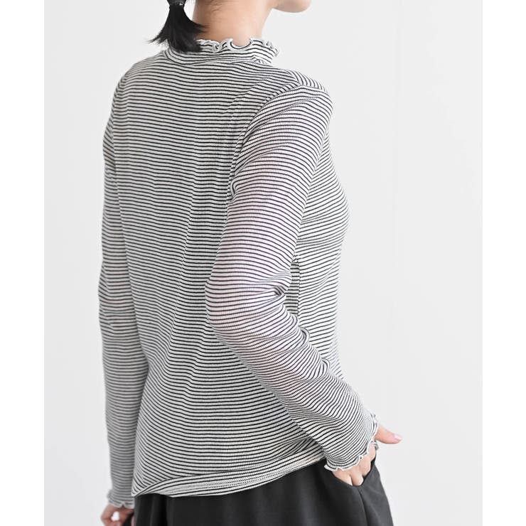 襟シャーリングメローカットソー | rps | 詳細画像40 