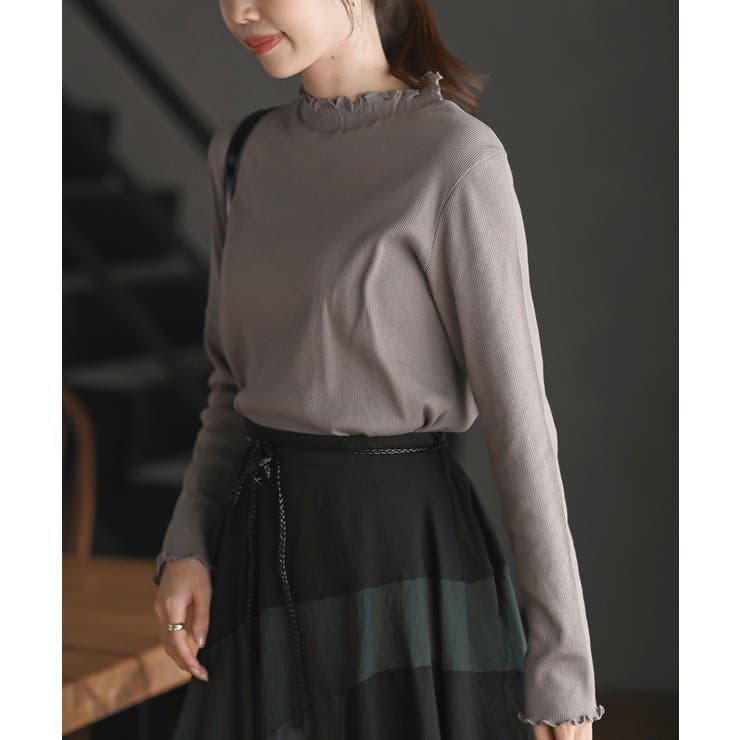 襟シャーリングメローカットソー | rps | 詳細画像7 