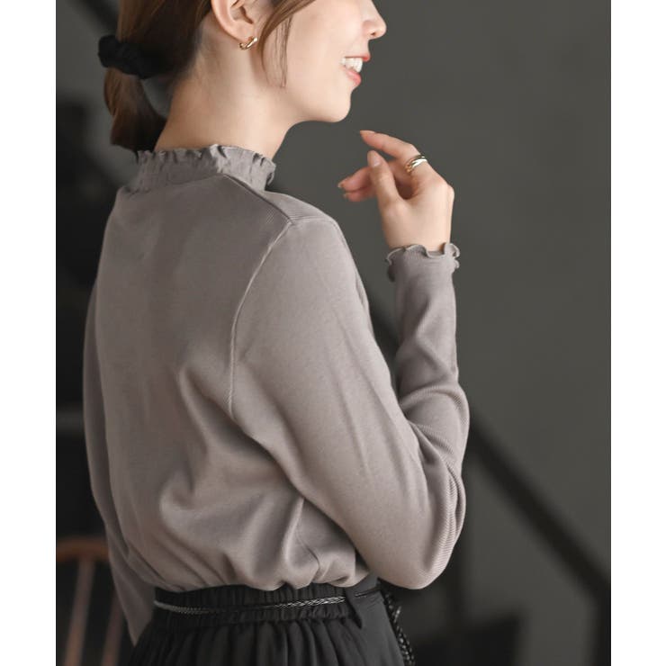 襟シャーリングメローカットソー | rps | 詳細画像9 