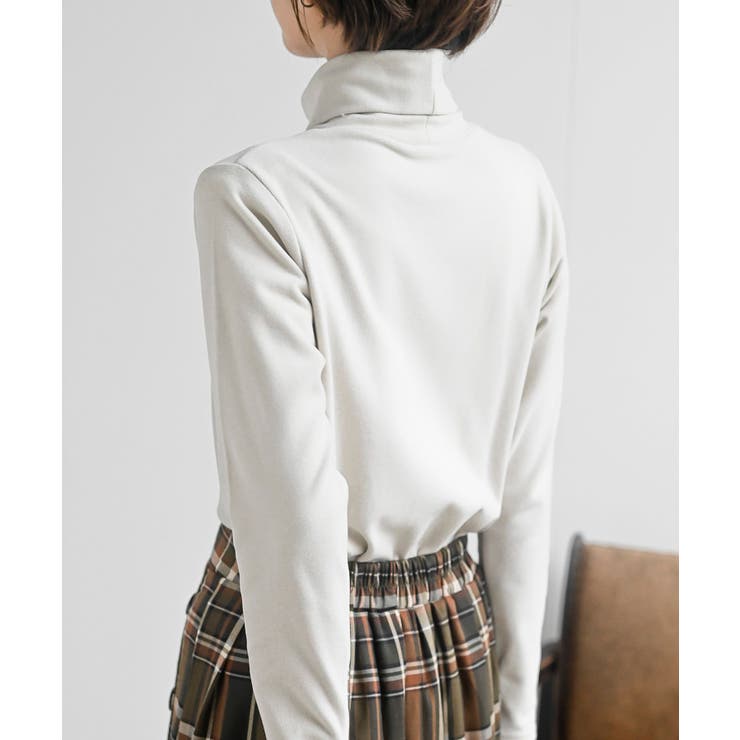 吸湿発熱加工タートルネックカットソー | rps | 詳細画像16 