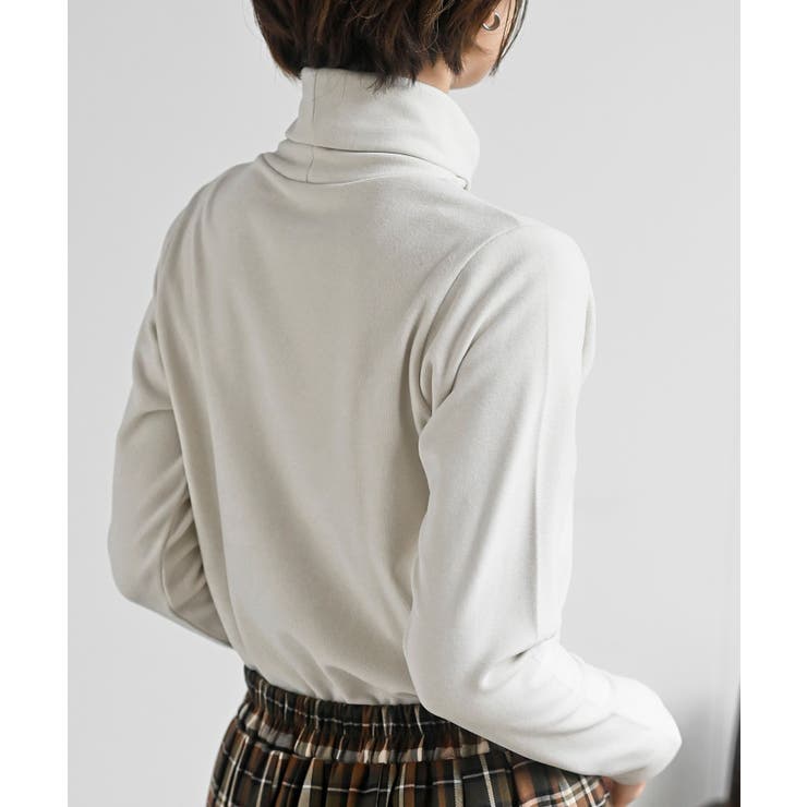 吸湿発熱加工タートルネックカットソー | rps | 詳細画像17 