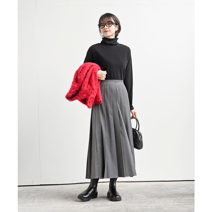 吸湿発熱加工タートルネックカットソー | rps | 詳細画像19 