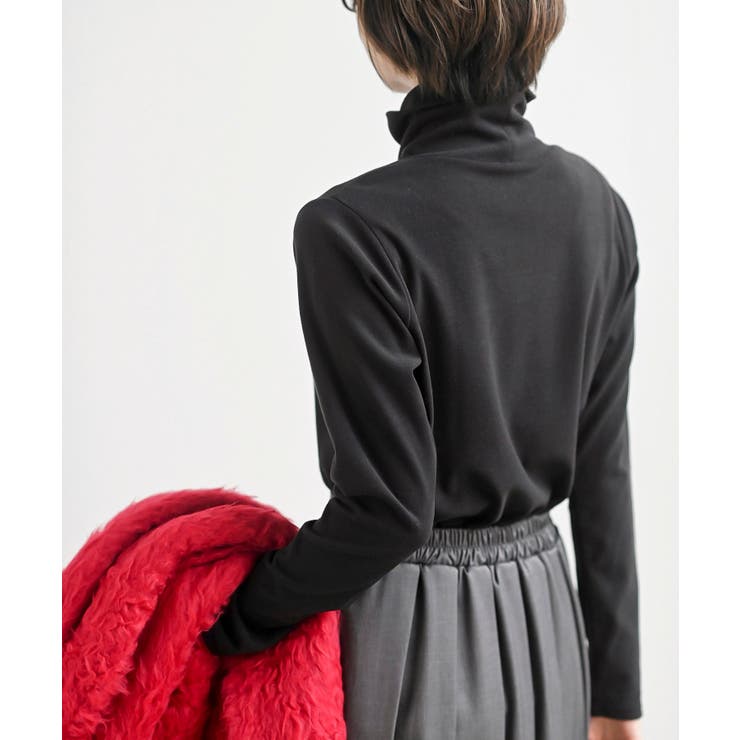 吸湿発熱加工タートルネックカットソー | rps | 詳細画像25 