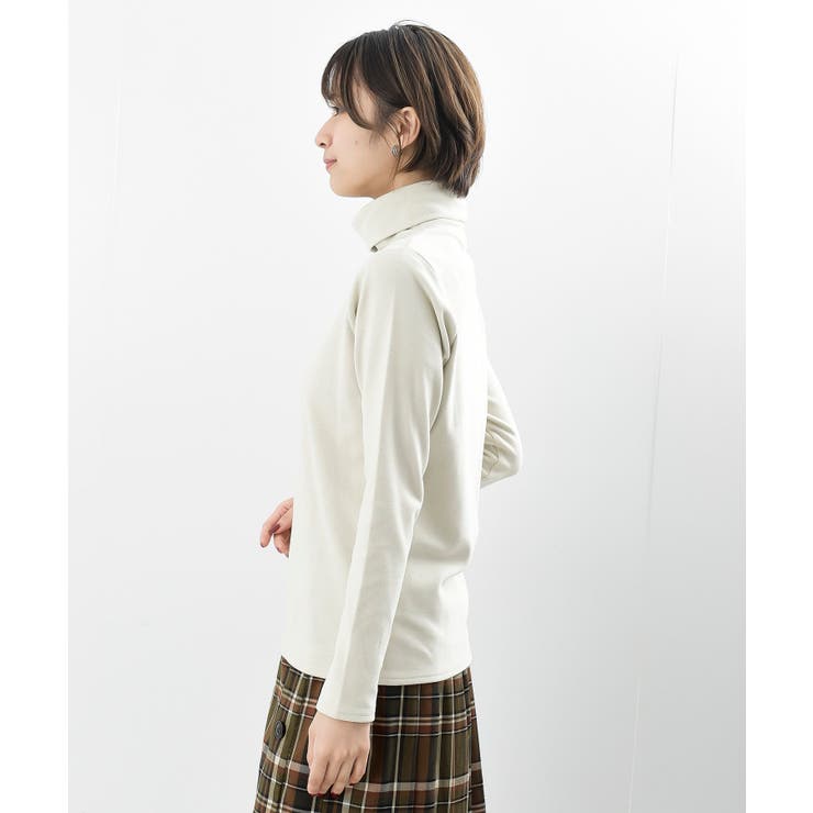 吸湿発熱加工タートルネックカットソー | rps | 詳細画像28 