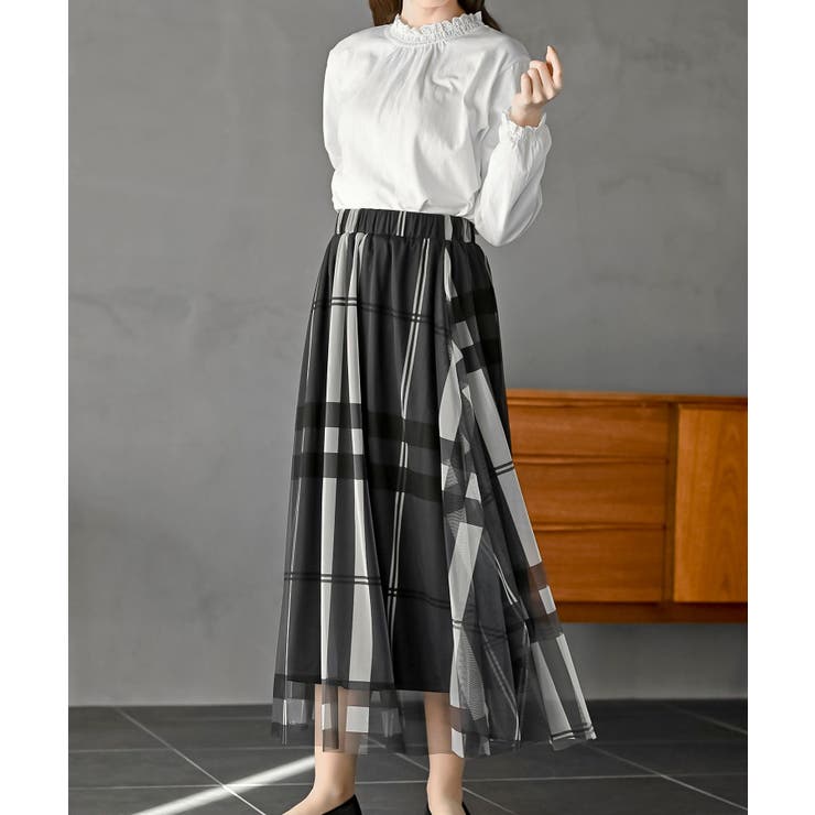 レース襟シャーリングカットソー | rps | 詳細画像2 