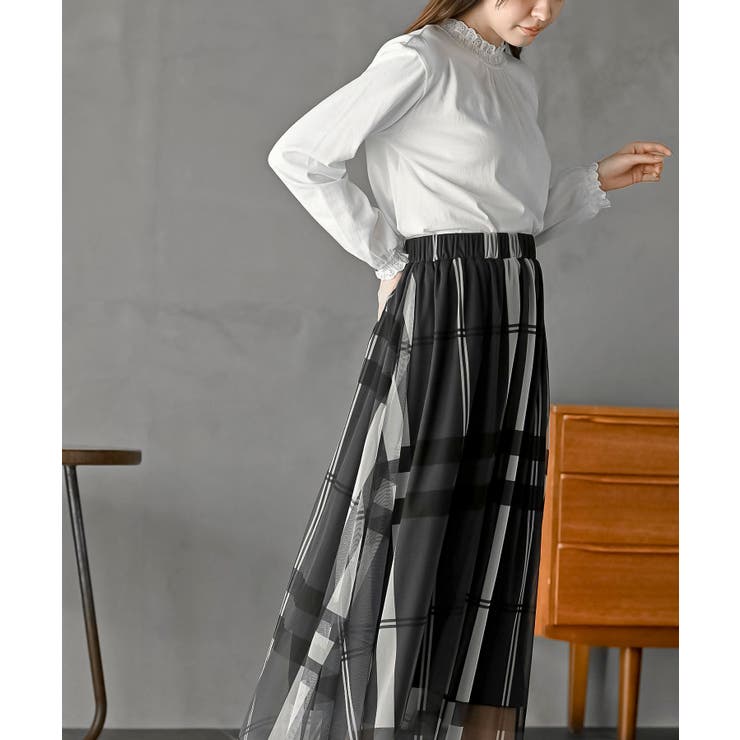 レース襟シャーリングカットソー | rps | 詳細画像5 