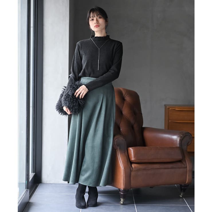 リブニットソー衿シャ－リングカットソー | rps | 詳細画像19 