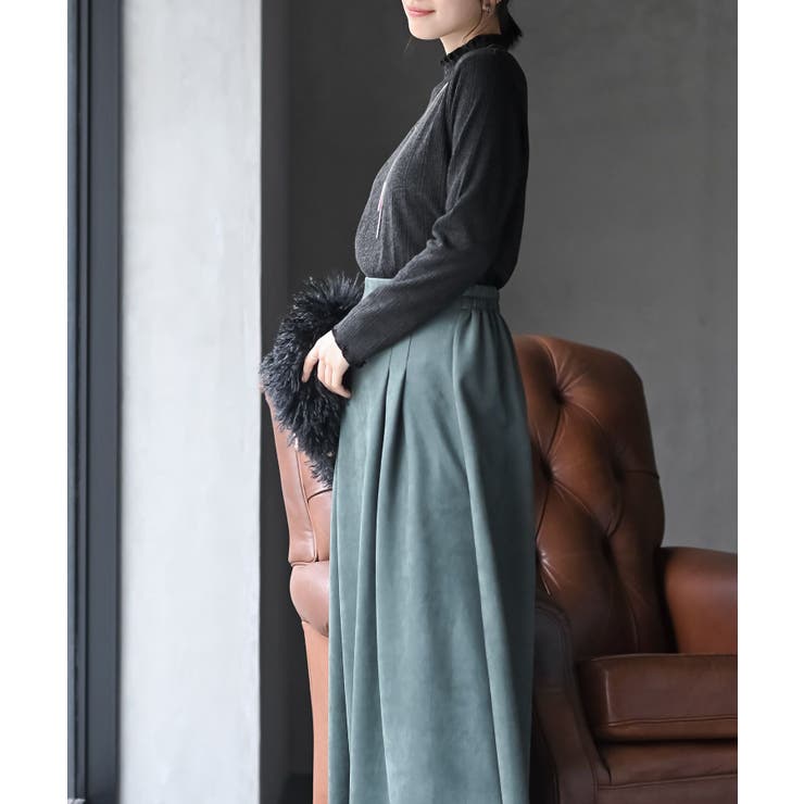 リブニットソー衿シャ－リングカットソー | rps | 詳細画像20 