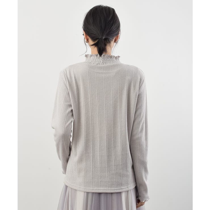 リブニットソー衿シャ－リングカットソー | rps | 詳細画像27 
