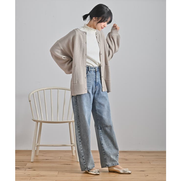 リブニットソー衿シャ－リングカットソー | rps | 詳細画像8 