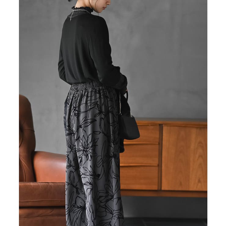 シアーリブ切替ハイネックカットソー | rps | 詳細画像11 