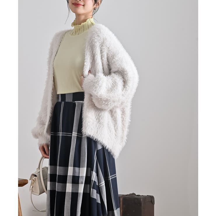 シアーリブ切替ハイネックカットソー | rps | 詳細画像18 