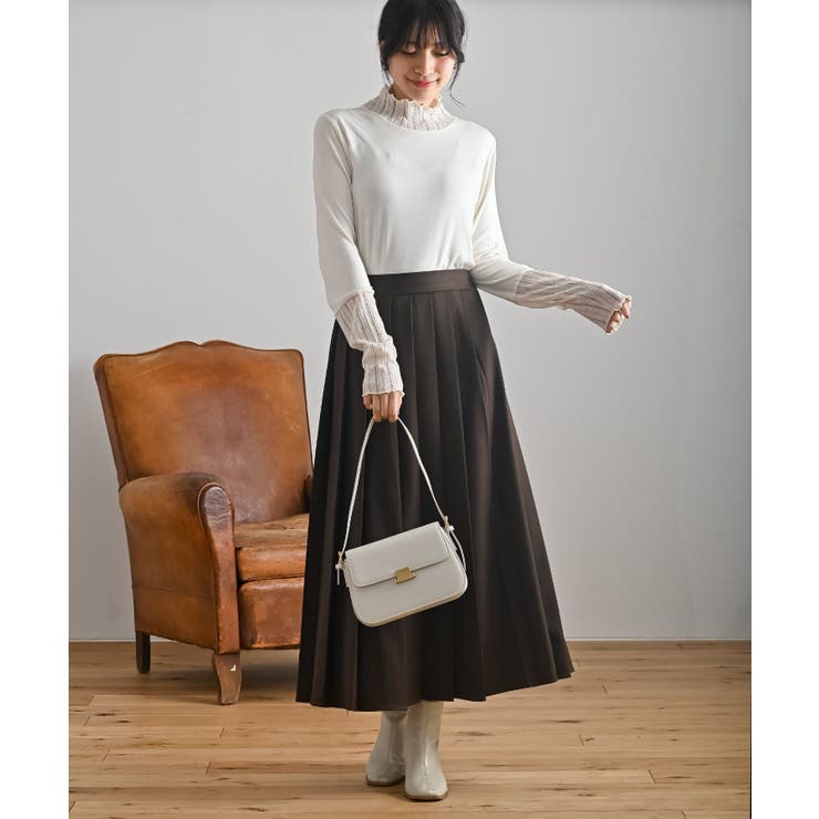 シアーリブ切替ハイネックカットソー | rps | 詳細画像2 