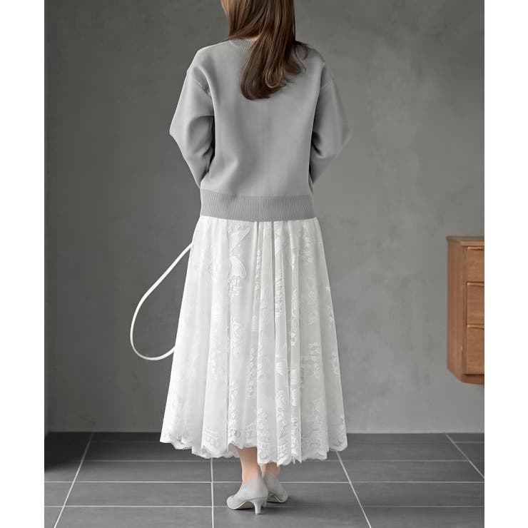 レースロングスカート | rps | 詳細画像13 