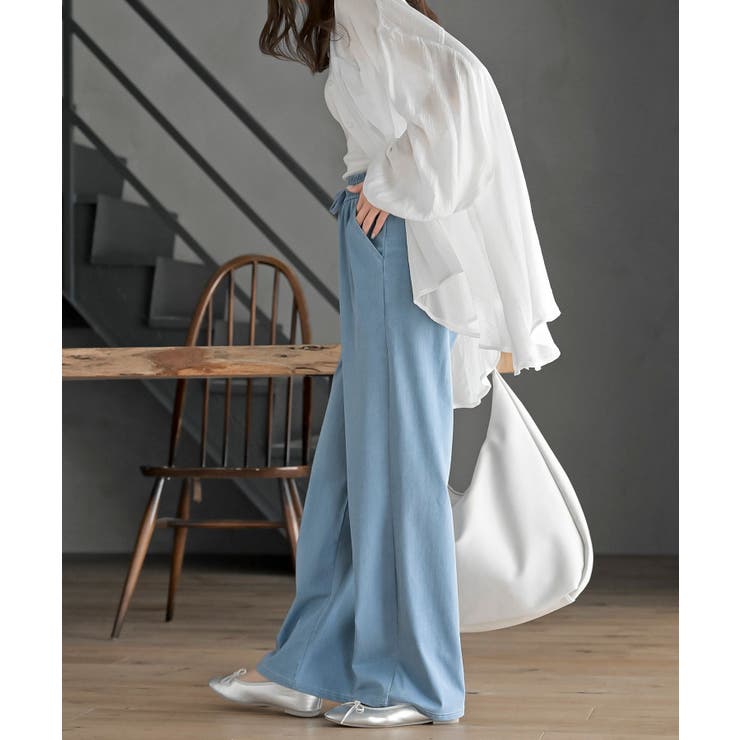 カットデニムイージーパンツ | rps | 詳細画像12 