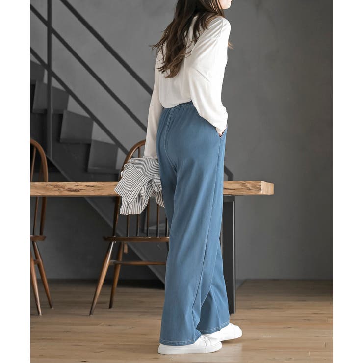 カットデニムイージーパンツ | rps | 詳細画像3 