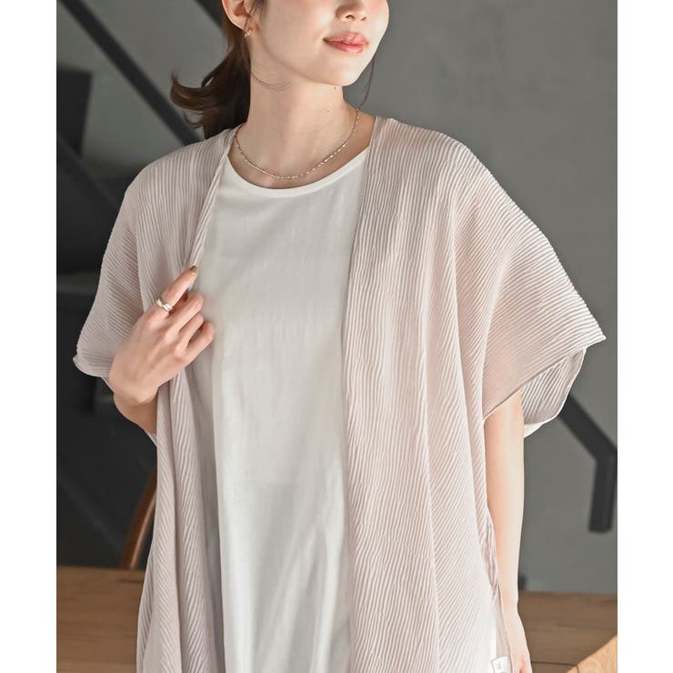 プリーツシアーカーディガン | rps | 詳細画像14 