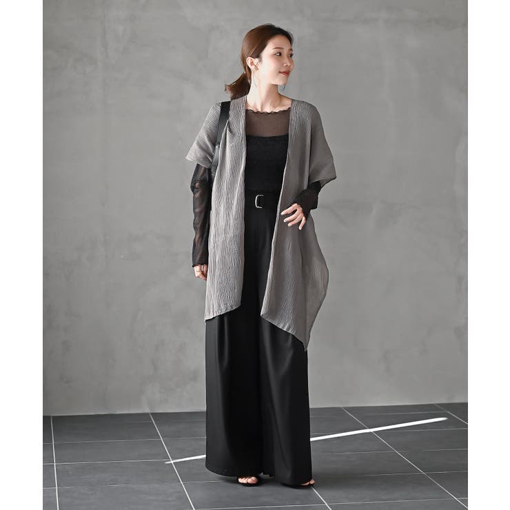 プリーツシアーカーディガン | rps | 詳細画像2 