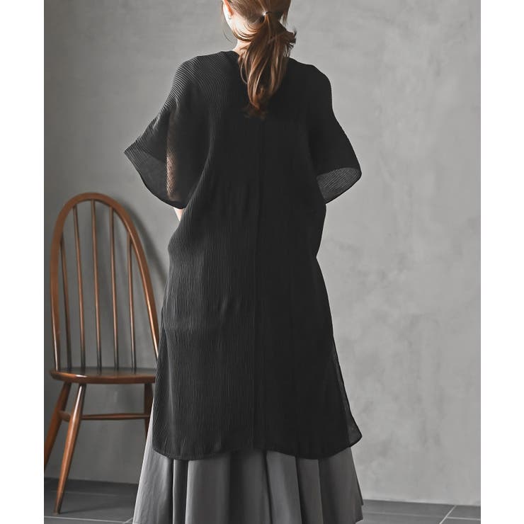 プリーツシアーカーディガン | rps | 詳細画像20 