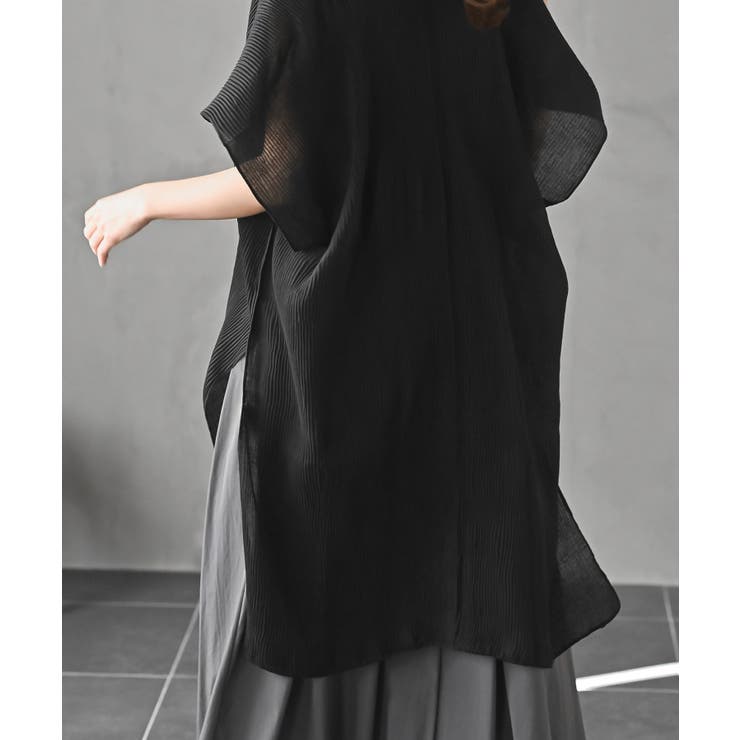 プリーツシアーカーディガン | rps | 詳細画像24 