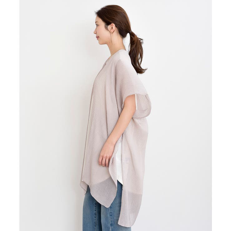 プリーツシアーカーディガン | rps | 詳細画像26 