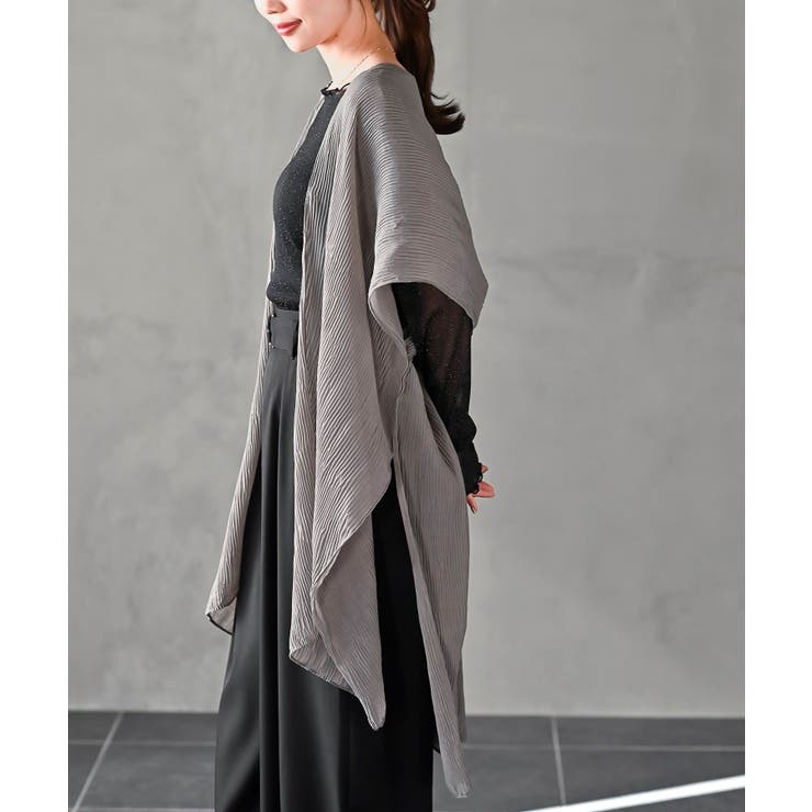 プリーツシアーカーディガン | rps | 詳細画像7 