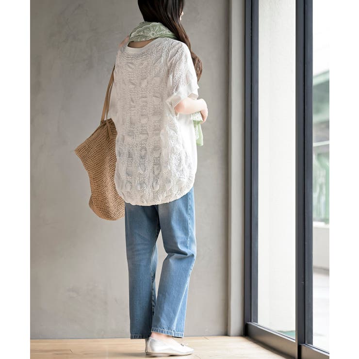 刺繍大判ストール | rps | 詳細画像12 