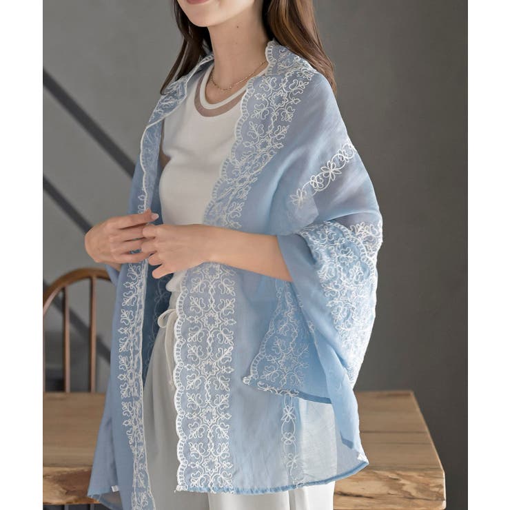 刺繍大判ストール | rps | 詳細画像22 