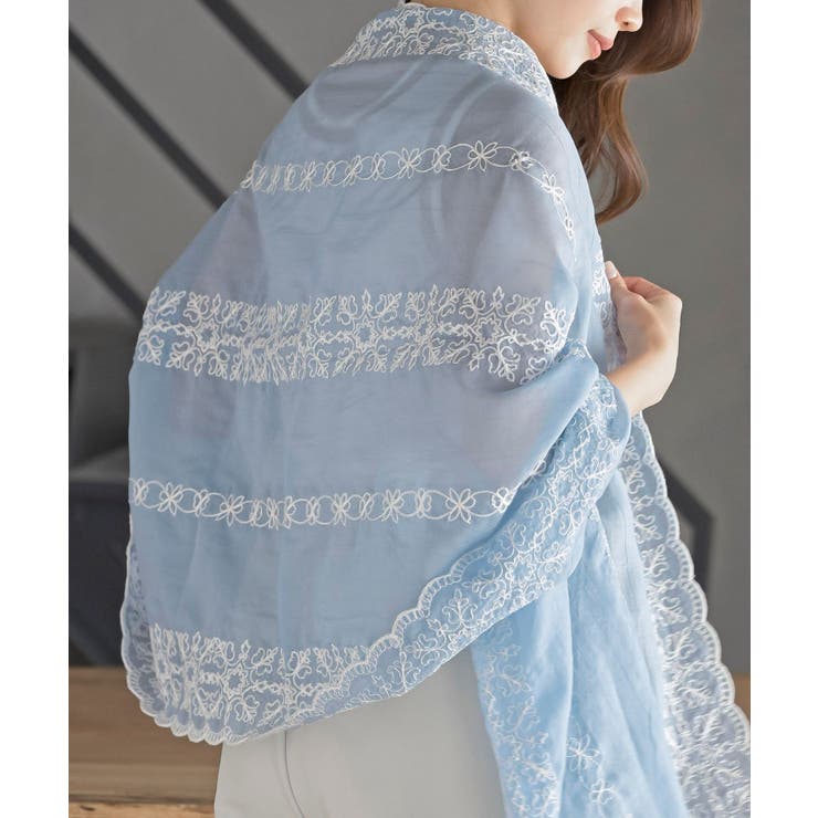 刺繍大判ストール | rps | 詳細画像23 