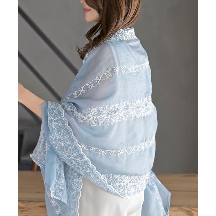 刺繍大判ストール | rps | 詳細画像24 