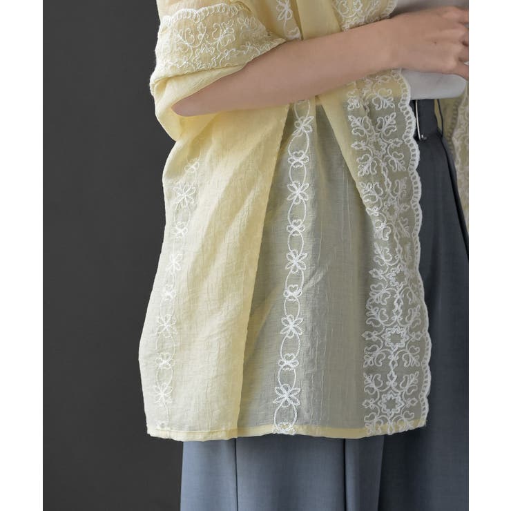 刺繍大判ストール | rps | 詳細画像33 