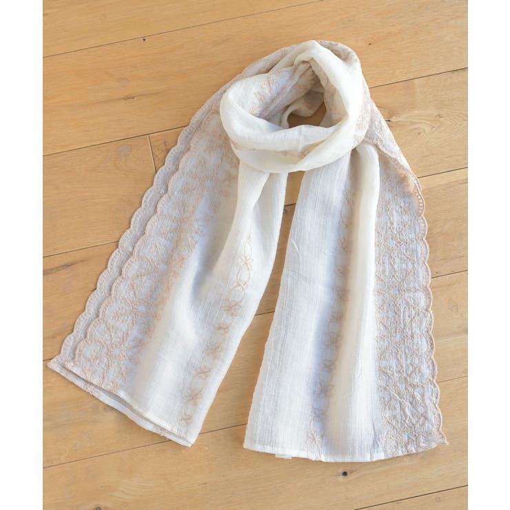 刺繍大判ストール | rps | 詳細画像9 