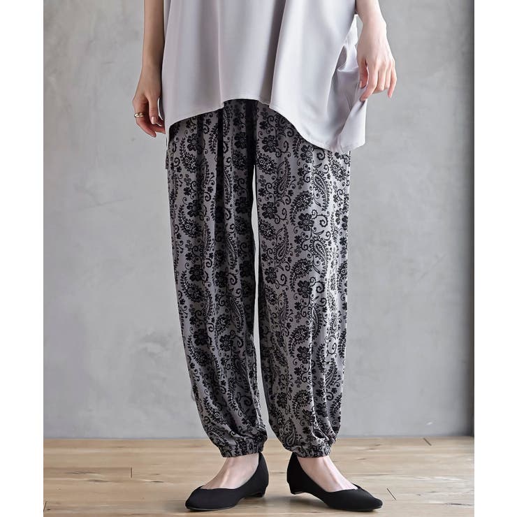 グレー | プリントイージーパンツ | rps