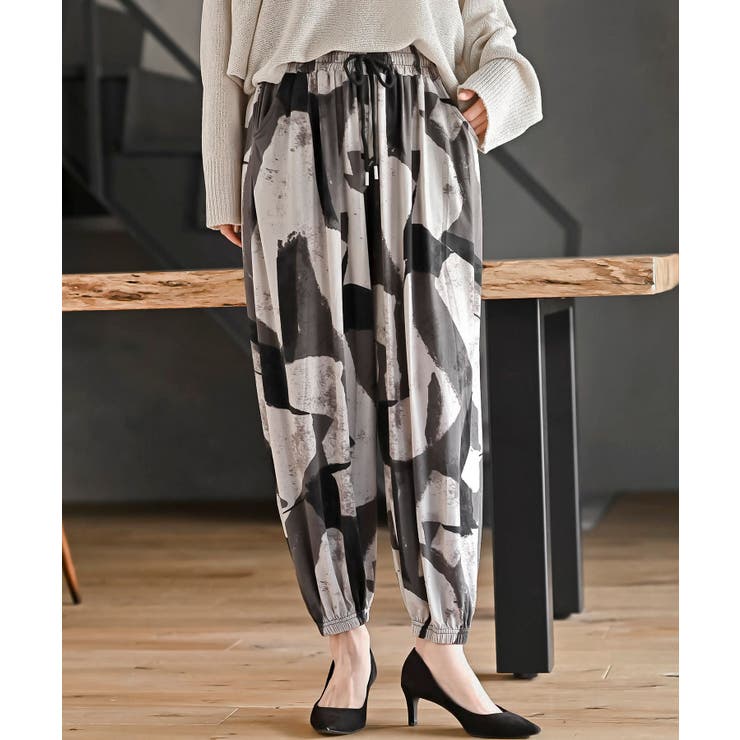 ライトグレー | プリントイージーパンツ | rps