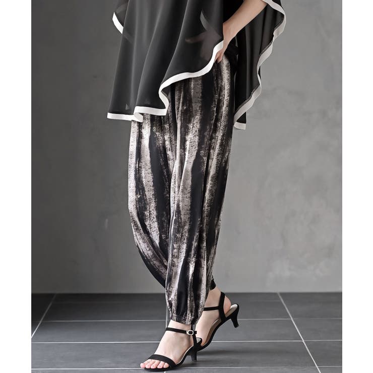 ブラック | プリントイージーパンツ | rps